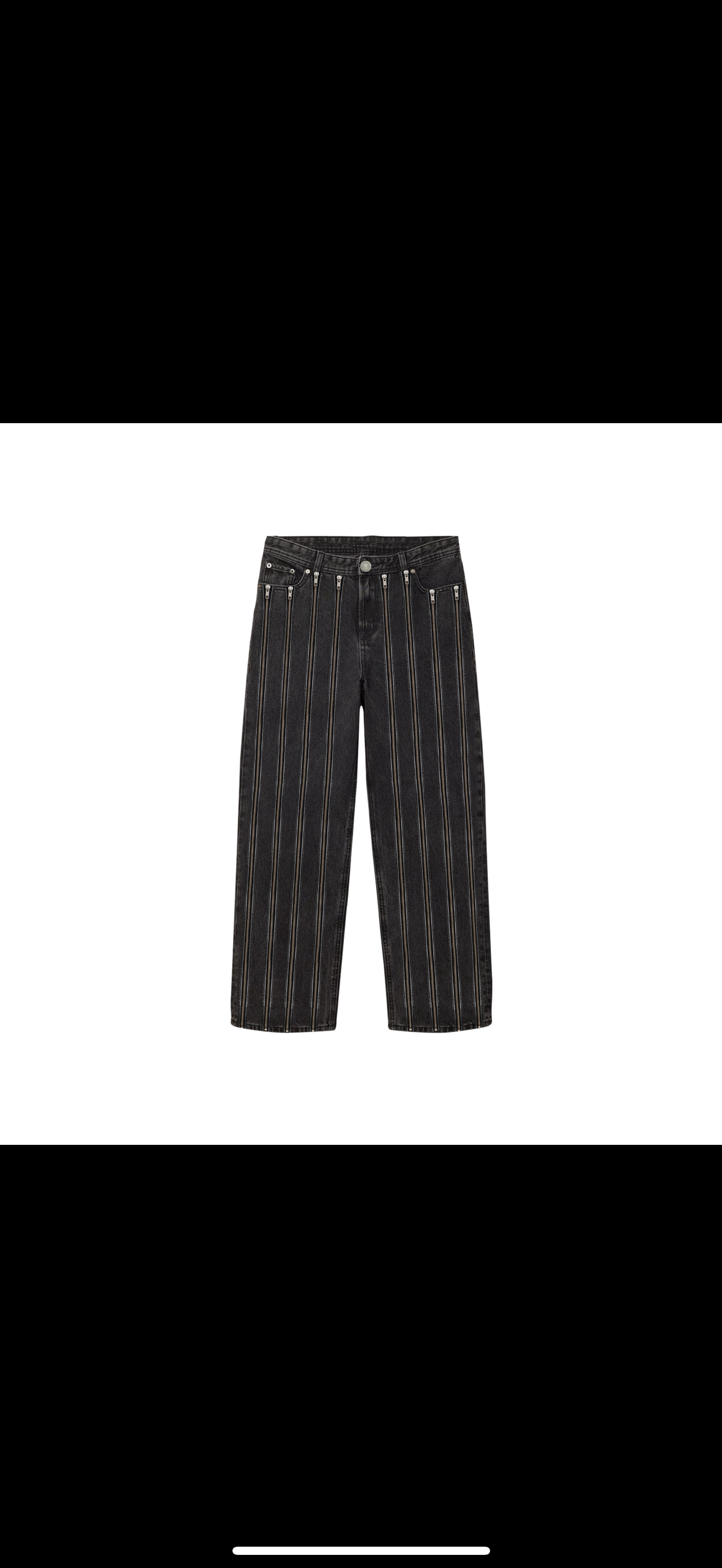 Zipper jeans
