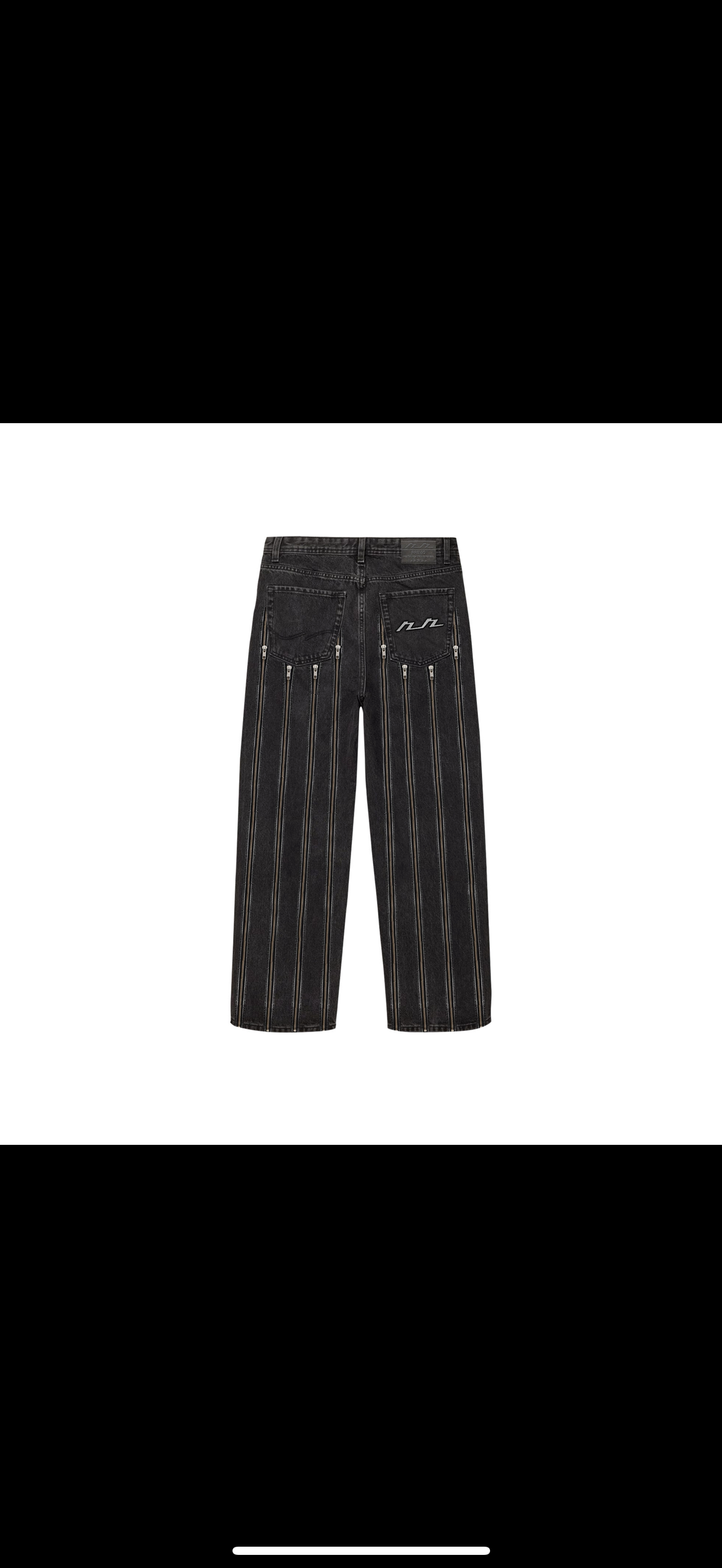 Zipper jeans